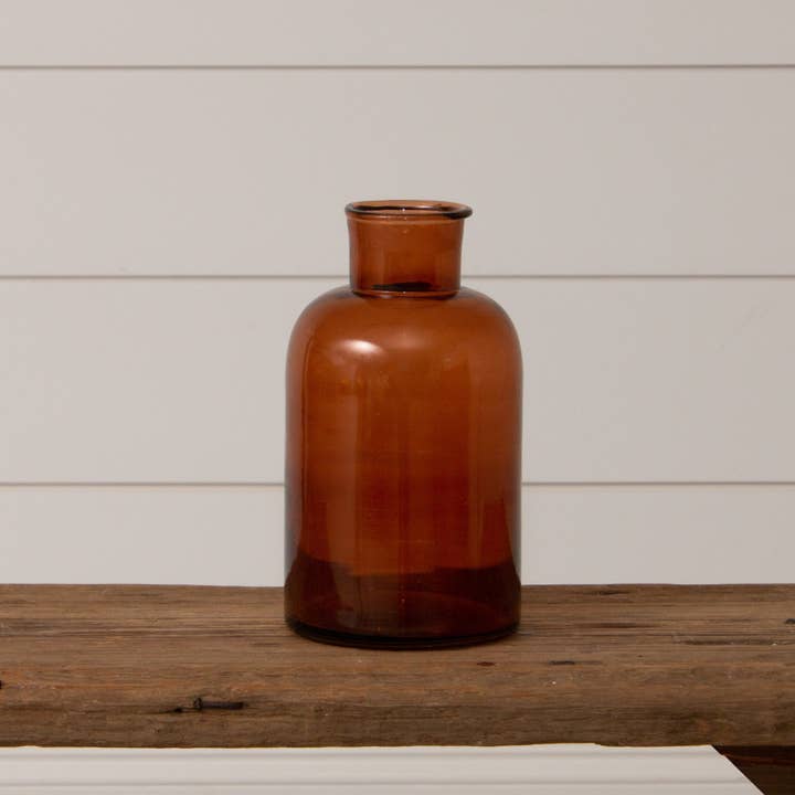 Audrey's Home & Gift - Wholesale Vase - Amber Glass Vase, Lg (PC)
