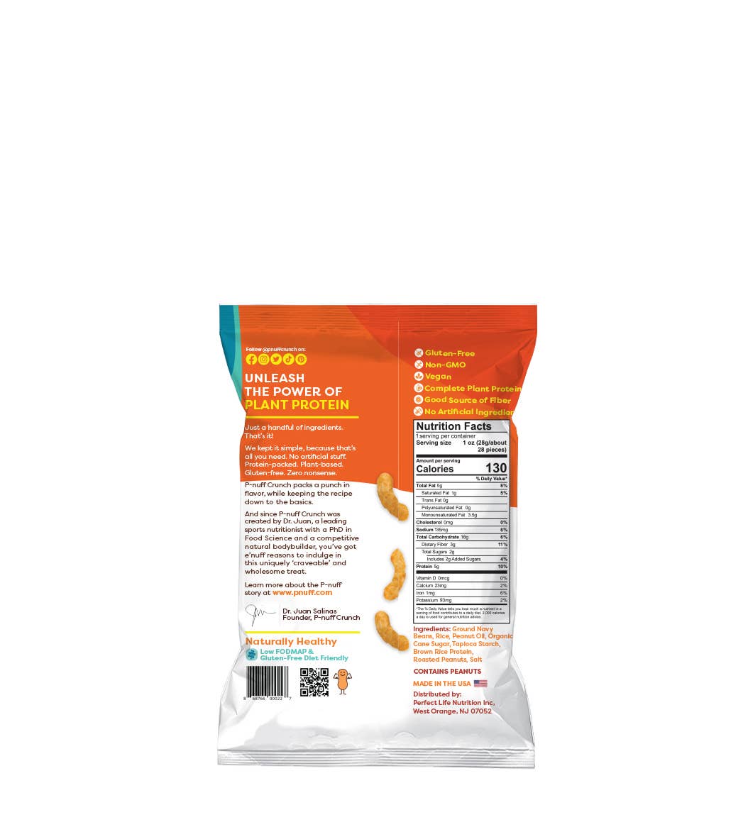 Pnuff Crunch - Vente Encas soufflé - Original P-nuff Crunch 1oz Pack de 121