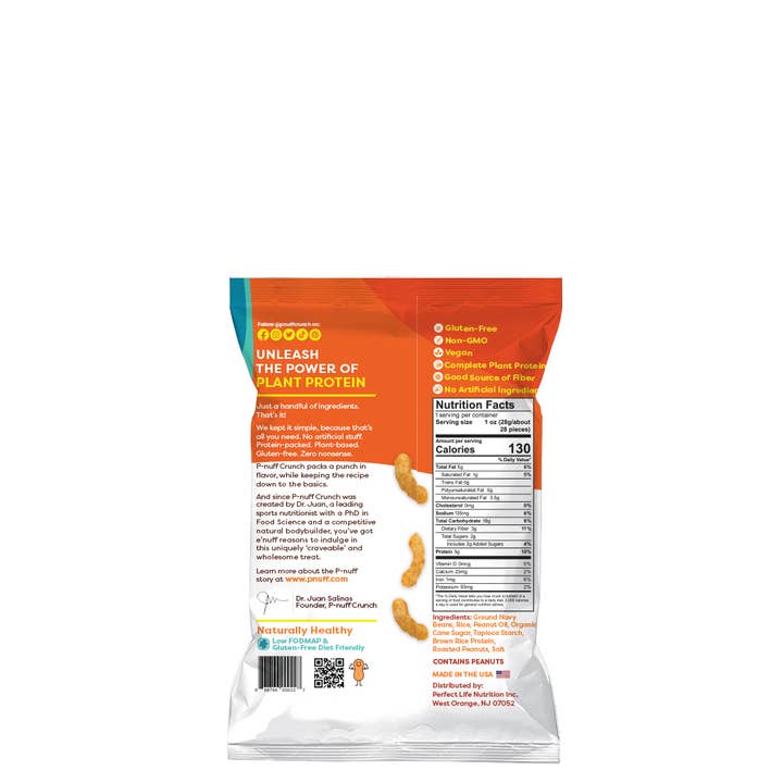 Pnuff Crunch - Vente Encas soufflé - Original P-nuff Crunch 1oz Pack de 121