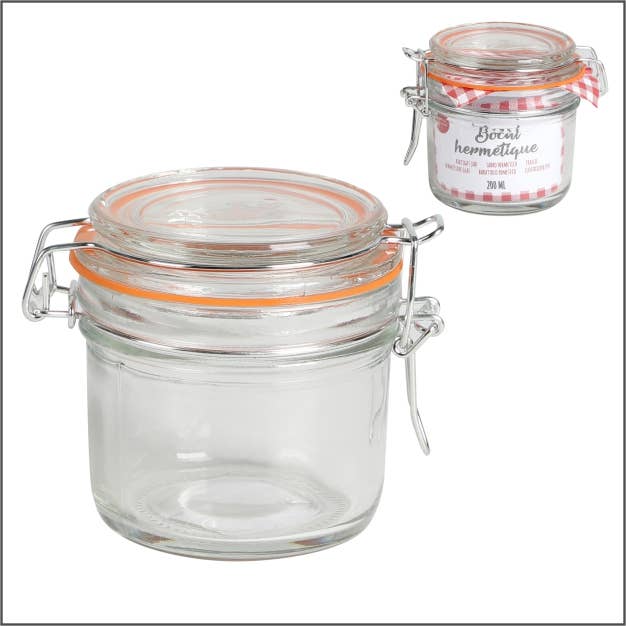 Mini Art Products - Wholesale Jar - Jar with clip closure — 200ml1