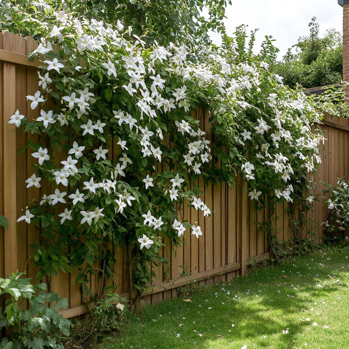 Oasis of Life – wholesale Levande växt – Stjärnjasmine Trachelospermum jasminoides – 8 växter – Höjd 110-120cm – Ø17cm – Ständigt grön klätterväxt med doftande vita blommor – Vinterhärdig toskansk jasmin för trädgård & terrass6