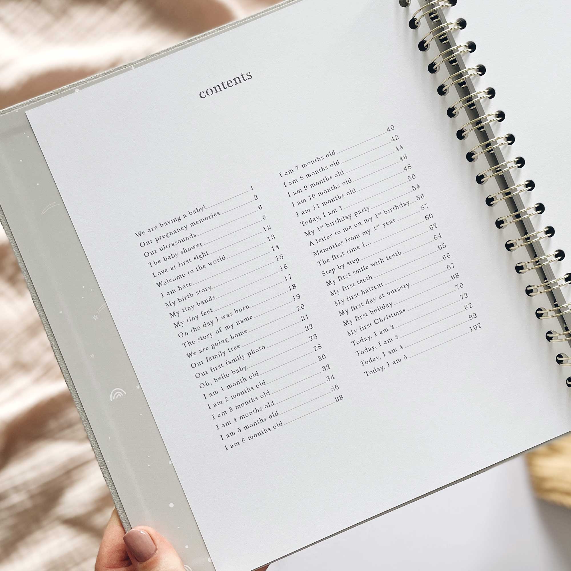 Blush And Gold - Wholesale Memory Book - Kids & Baby - My Baby Book (Safari) luxury keepsake memory book + box7