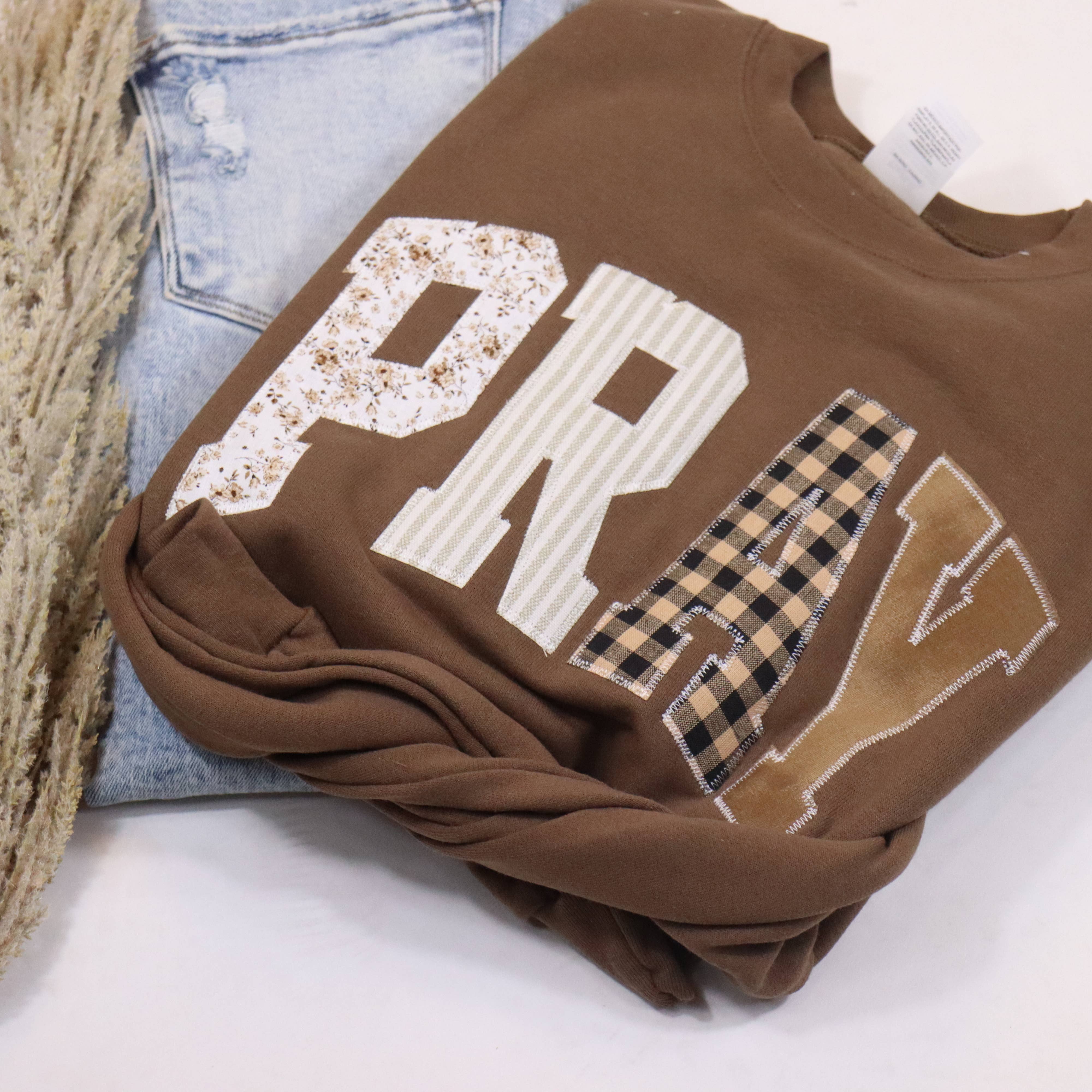 Shop Southern Belle - Wholesale Sweatshirt - Women's - Pray Christian Faith Sweatshirt1