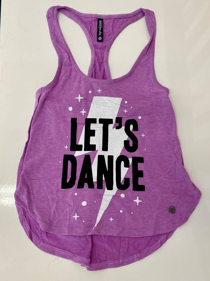 Lets Dance Bolt Youth Petal Racerback for wholesale by Sugar And Bruno