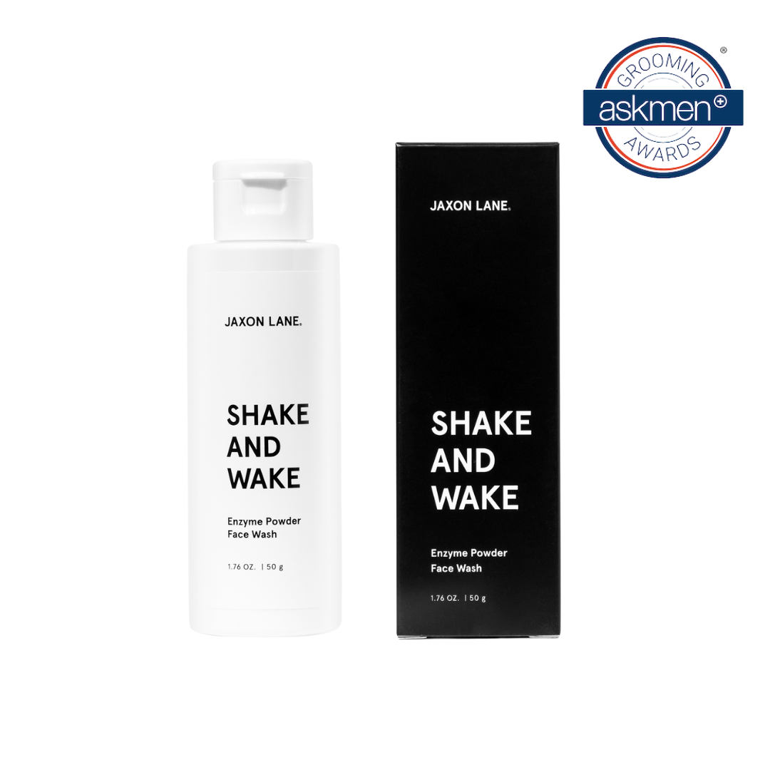 JAXON LANE - Wholesale Facial Wash - Men's - SHAKE AND WAKE Enzyme Powder Face Wash Gentle Exfoliation1