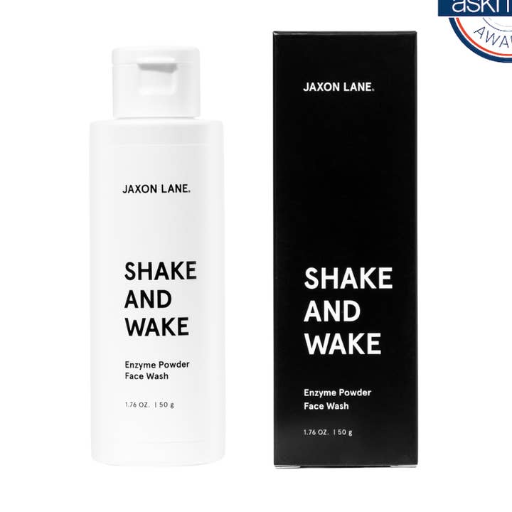 SHAKE AND WAKE Enzyme Powder Face Wash Gentle Exfoliation for wholesale by JAXON LANE