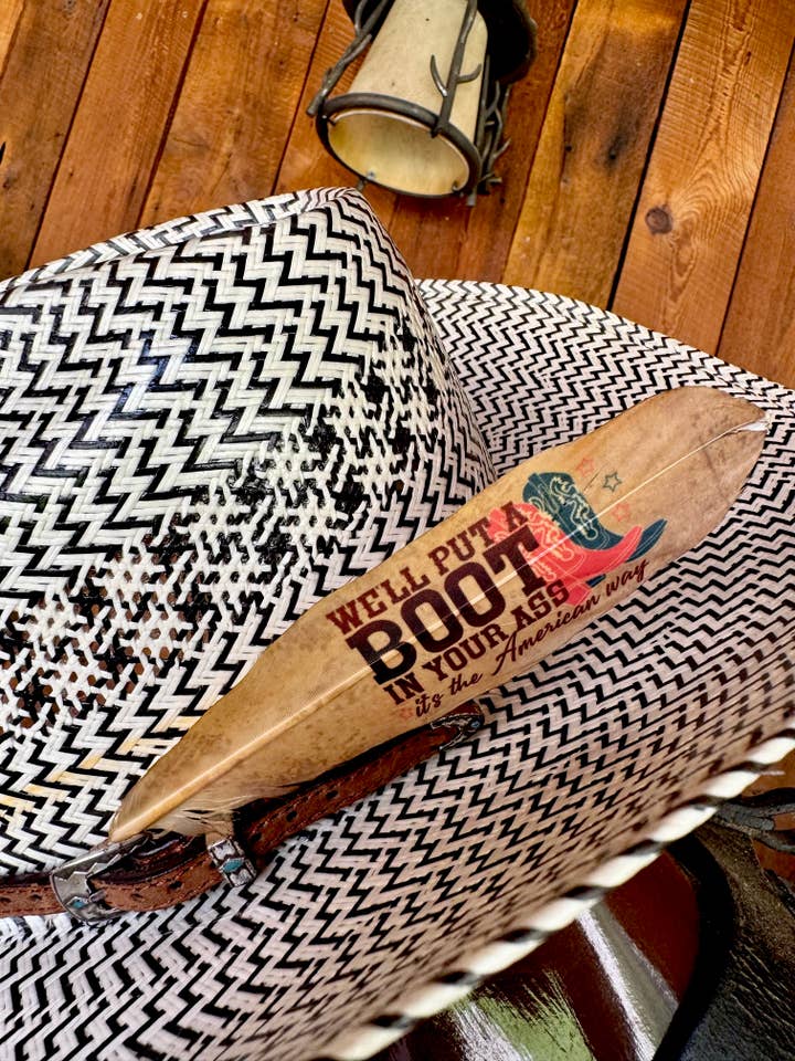 Pena de Chapéu American Way - Acessório de Chapéu Ocidental por atacado de Buckaroo Supply Company