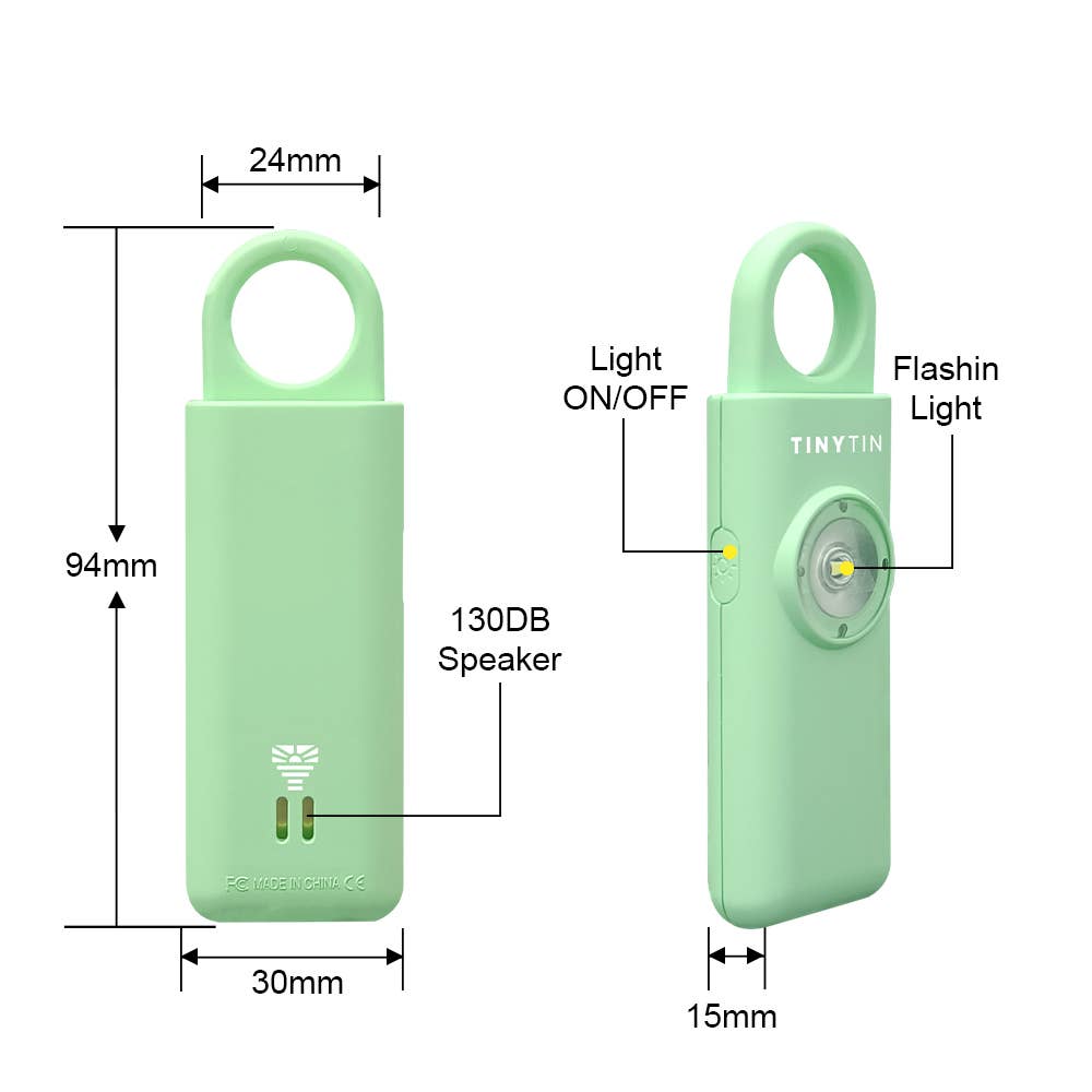 TinyTin - Wholesale Safety Alarm/Gear - TinyTin Personal Safety Alarm - 130 dB Alarm30