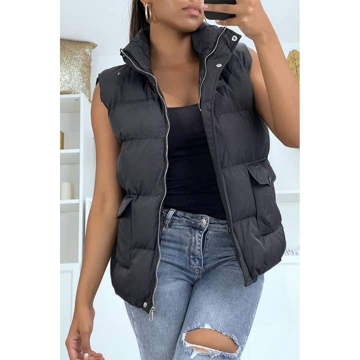 Ærmeløs dunvest til kvinder for engroshandel hos LS GROUP
