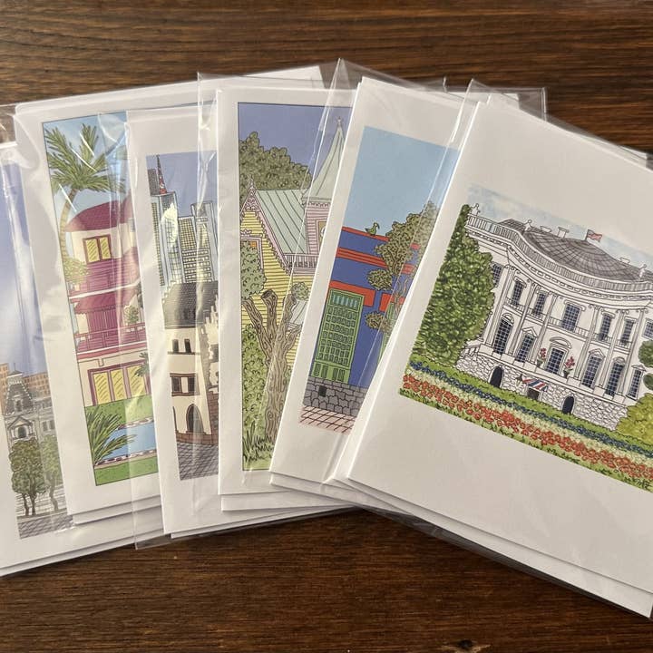 Only In My Dreams Events LLC - Wholesale Everyday Greeting Card - Pippi Longstocking House - Greeting Card - A21