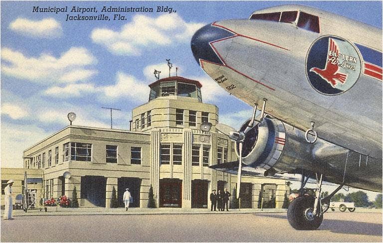 Found Image Press - Wholesale Sticker - Sticker FL-581 Airport, Jacksonville, Florida0