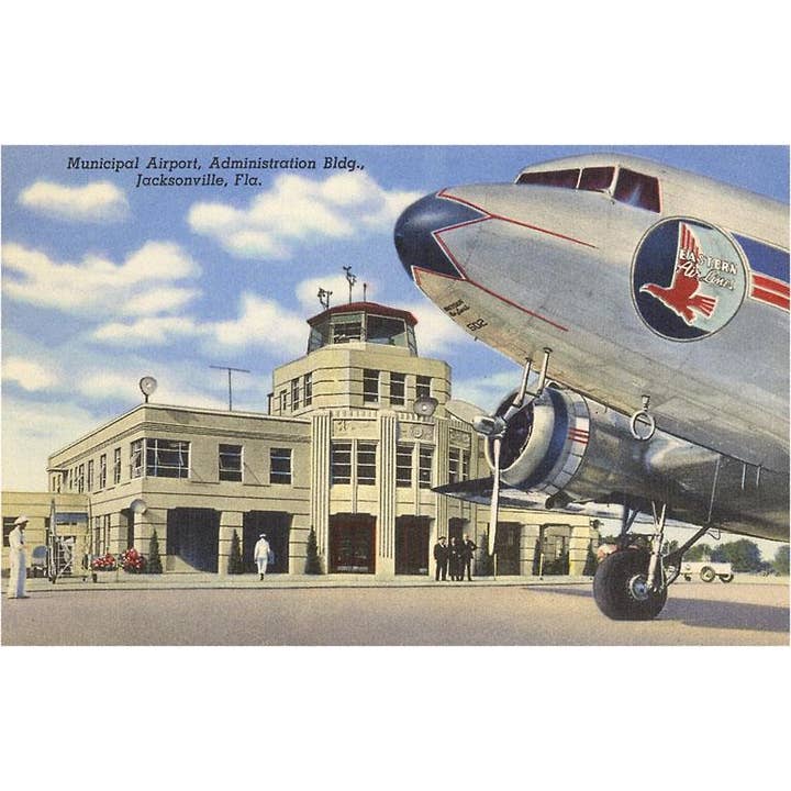 Found Image Press - Wholesale Sticker - Sticker FL-581 Airport, Jacksonville, Florida