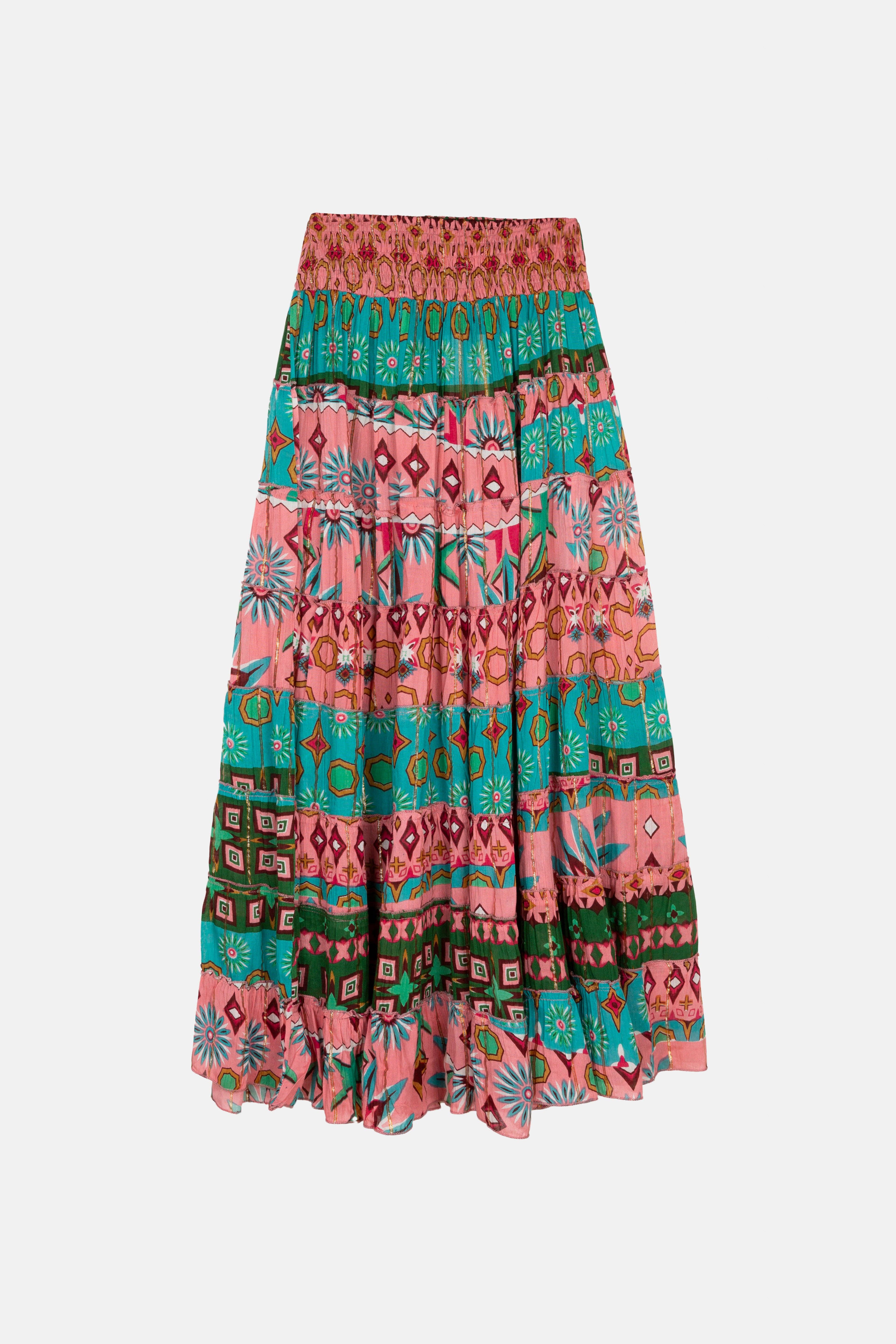 Piti Cuiti - Vente Ensemble haut et jupe - Femme - Ensemble jupe Goa Rosa7