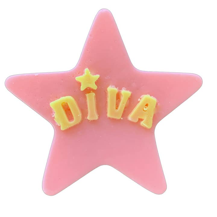 Plunk Soap and Candle Company - Wholesale Bar Soap - 3D DIVA Star Bar of Soap