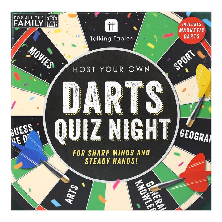Talking Tables UK - Wholesale Board game - Host Your Own Quiz Night Darts Game3