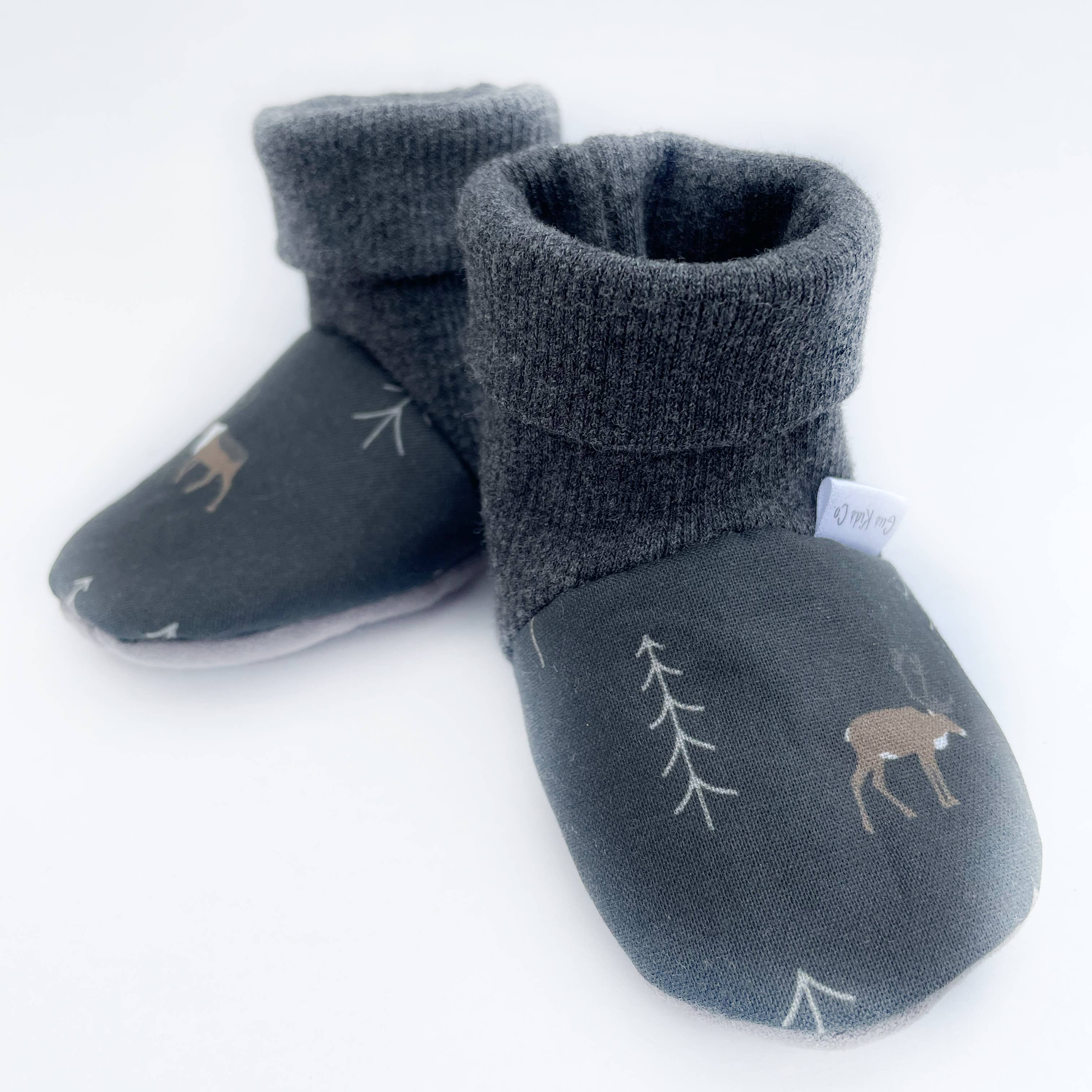 Gus Kids Co. - Vente Bottines – bébé - Chaussons pour bébé en forêt de caribou4