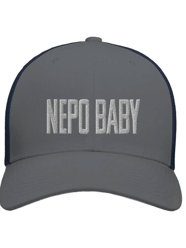 Bebé Nepo - Gorra de Camionero de 6 Paneles para Adultos | Flexfit 6511 para venta al por mayor de Amp'd Apparel Company