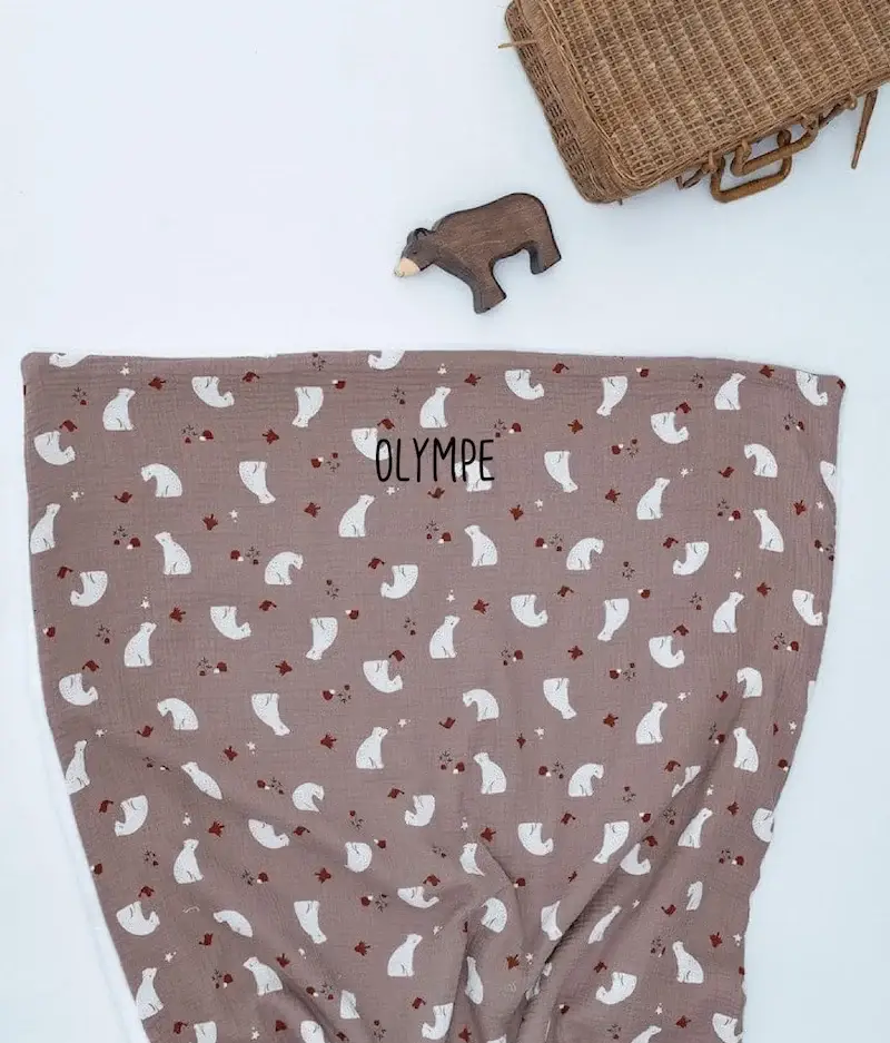 Manufacture des bébés français – wholesale Filtar – Barn och baby – Moccha Björntäcke3