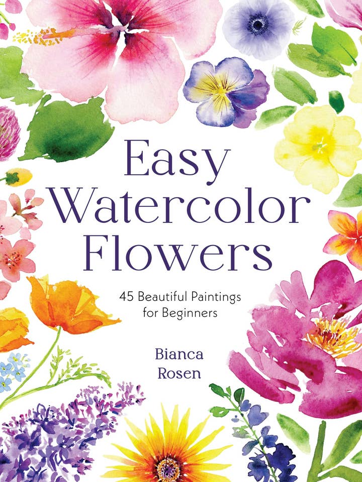 Easy Watercolor Flowers: 45 Paintings For Beginners for wholesale by Macmillan Publishers
