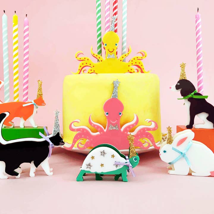 Eleanor Moss Studio - Wholesale Cake Candle - Turtle Birthday Candle Holder