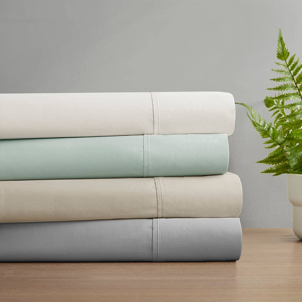 Olliix - Wholesale Sheet Set - 100% Organic Cotton 18" Deep Pocket Sheet Set, Ivory7