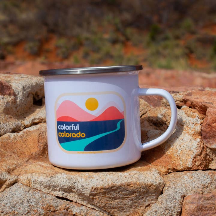 Human Nature Designs - Wholesale Coffee Mug - Colorful Colorado Mug / Colorado Mug - Souvenir + Gift2