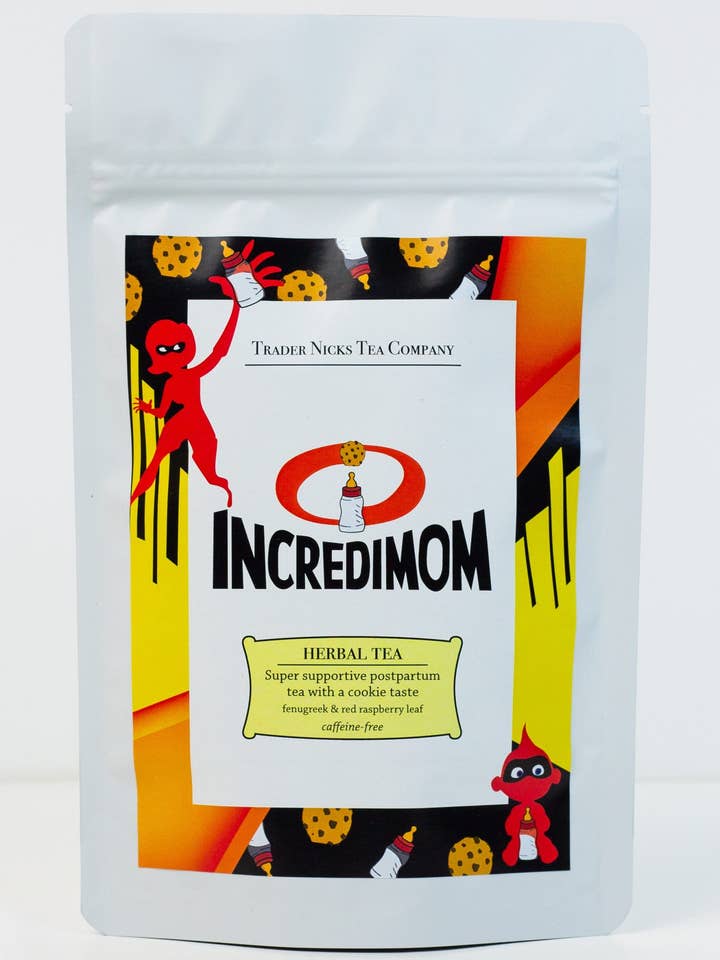 Incredimom Wochenbett-Unterstützung Kräutertee für den Großhandel von Trader Nicks Tea Company