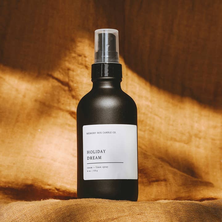 Room + Linen Spray - Holiday Dream for wholesale by Memory Box Candle Co.