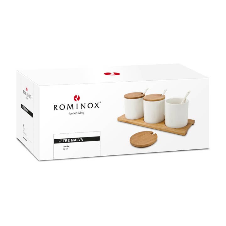 ROMINOX GmbH - Wholesale Condiment/Dip Bowl - ROMINOX® dip set//Tre Malva1