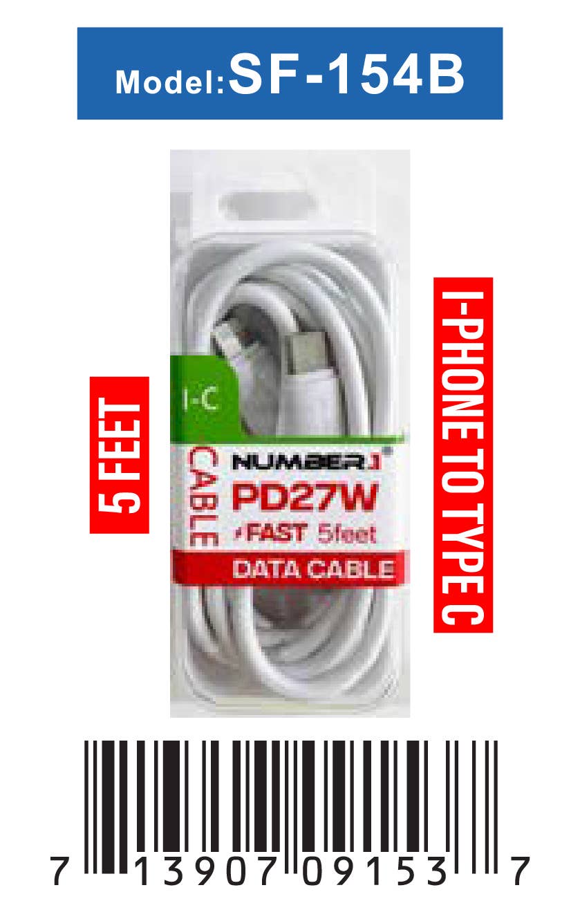 7 Star - Vendita all'ingrosso Cavo di ricarica - Cellulare Cavi e Spine Misti con Display 106 pz Articolo#YJZ-114