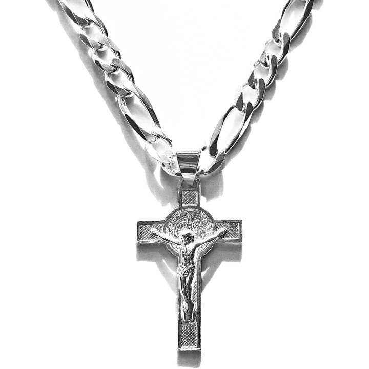 Sterling Silver Figaro Cross for wholesale by L A B A Y