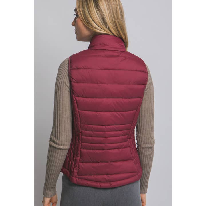 Timeless - Wholesale Outerwear Vest - Women's - Puffer Vest With Carry Pouch And Pockets6