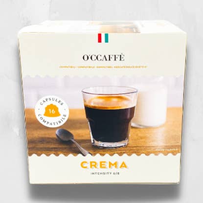Coffee capsules Dolce Gusto compatibles Crema for wholesale by Italvi srl