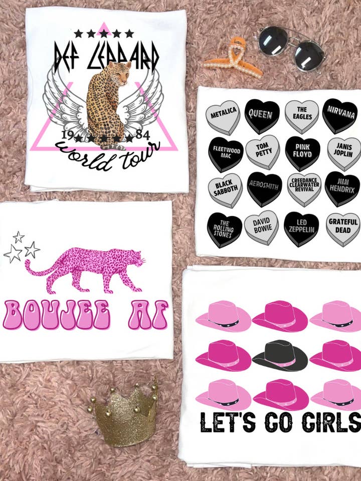 The Crown and Cradle Wholesale - Wholesale Screen Printed T-Shirt - Women's - Mixed Bundle