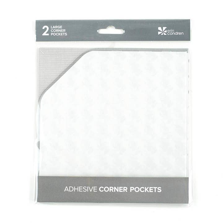 Clear Sticky Corner Pocket - Large for wholesale by Erin Condren Design