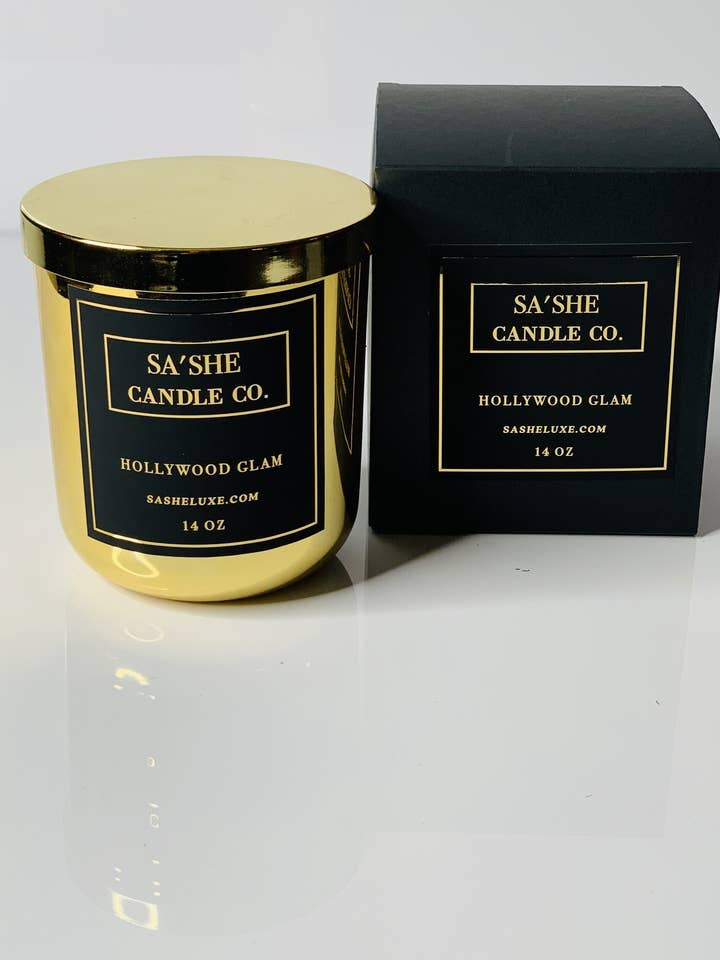 Bougie Hollywood Glam pour la vente par Sa’She Luxe