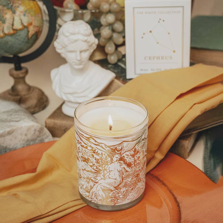 White Collection Candle Cepheus for wholesale by Spitfire Girl