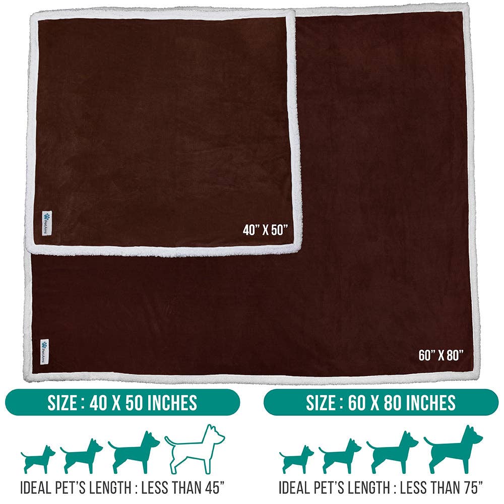 PetAmi - Vente Couverture – chat et chien - Couverture pour animaux en polaire réversible67