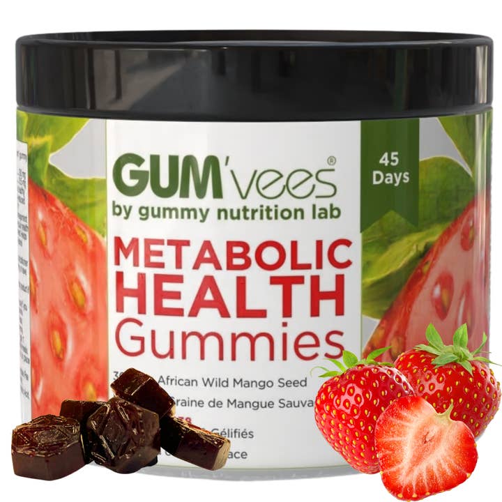 Metabolic Health Gummies - Jar of 90 Gummies for wholesale by GUM'vees