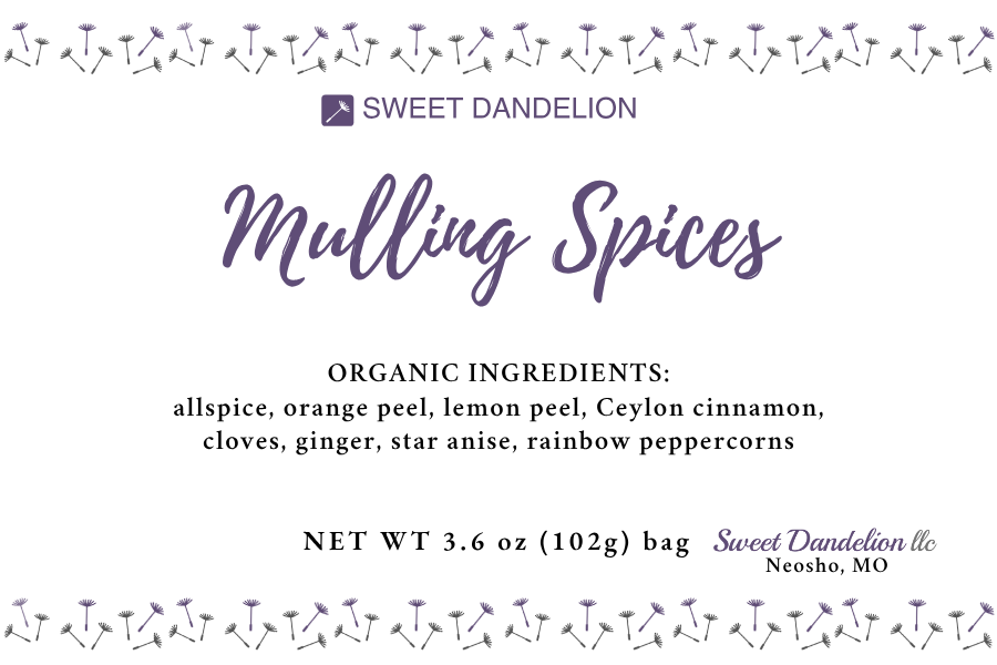 Sweet Dandelion, llc - Wholesale Mulling Spice - Mulling Spices0
