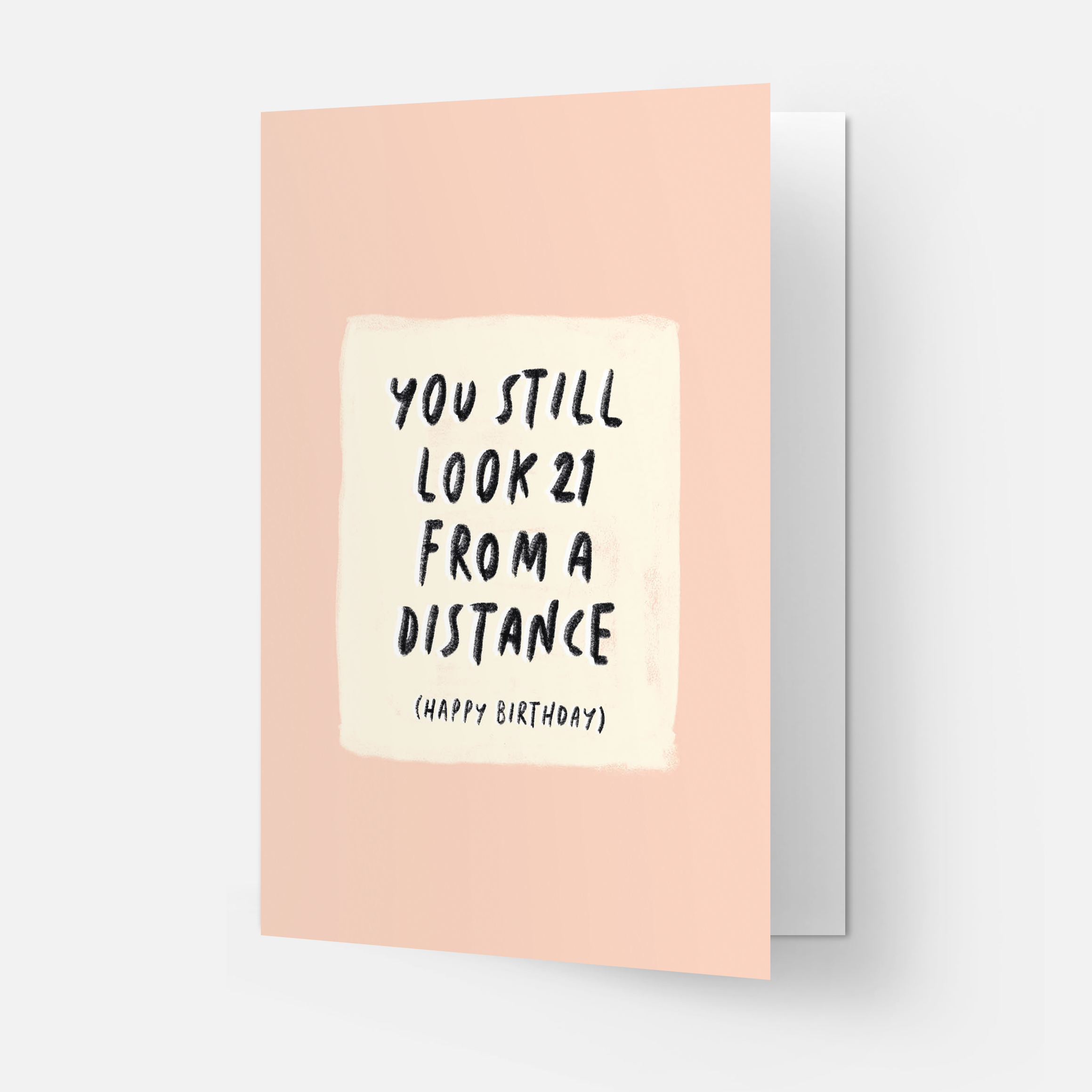 Kaart Blanche - Wholesale Birthday Card - 21 distance greeting card1