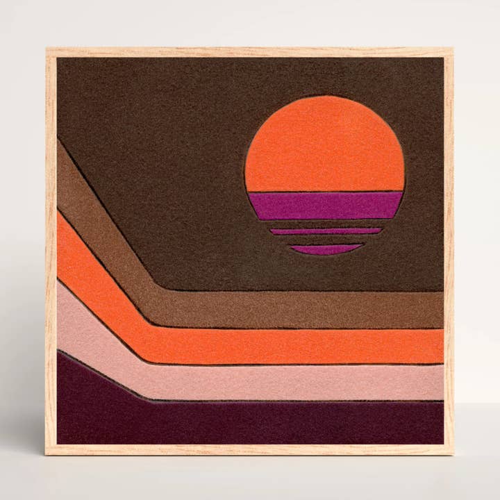 Retro Future, 8x8 Inch Giclée Fine Art Print for wholesale by Backseat Window