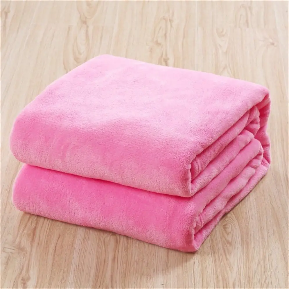home mart goods - Wholesale Throw Blanket - 50"x60" Pink Soft Warm Cozy Bed Throw Blanket3