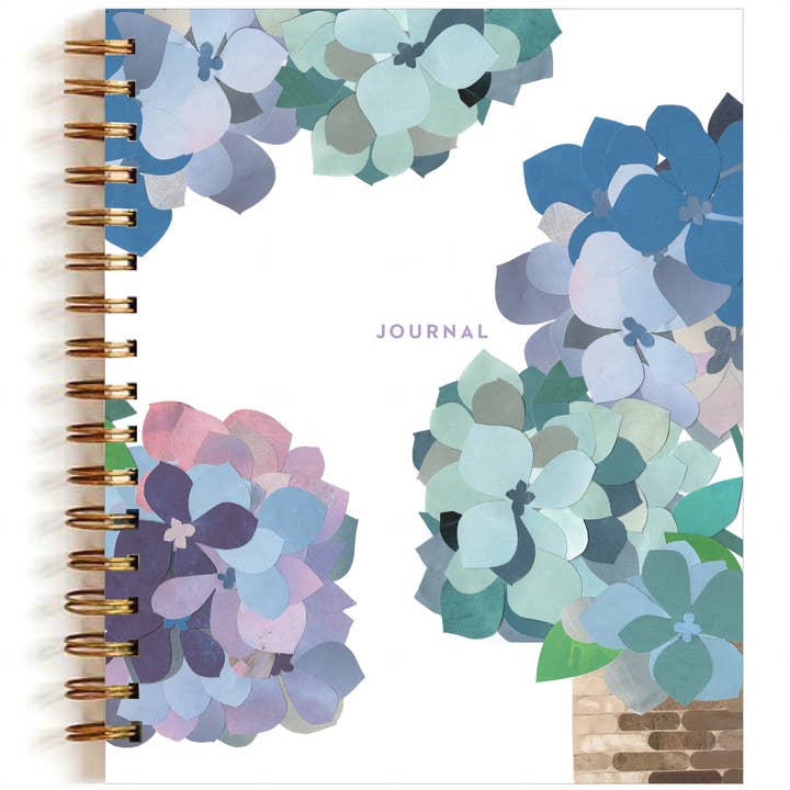 "Hydrangea Journal"– A Beautiful Companion for Your Thoughts for wholesale by Lilybart LLC