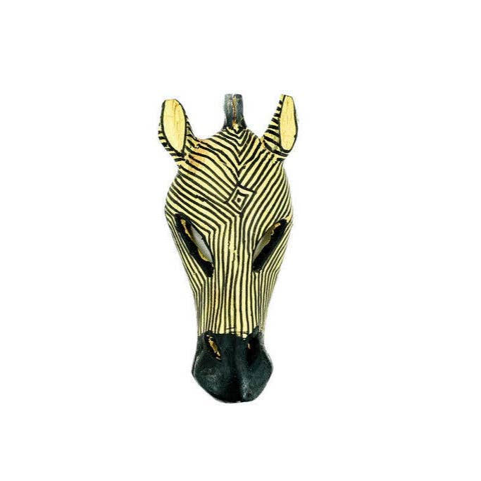 Gitzell FairTrade – Engroshandel 3D-vægkunst – Safari Dyr Træmaske1