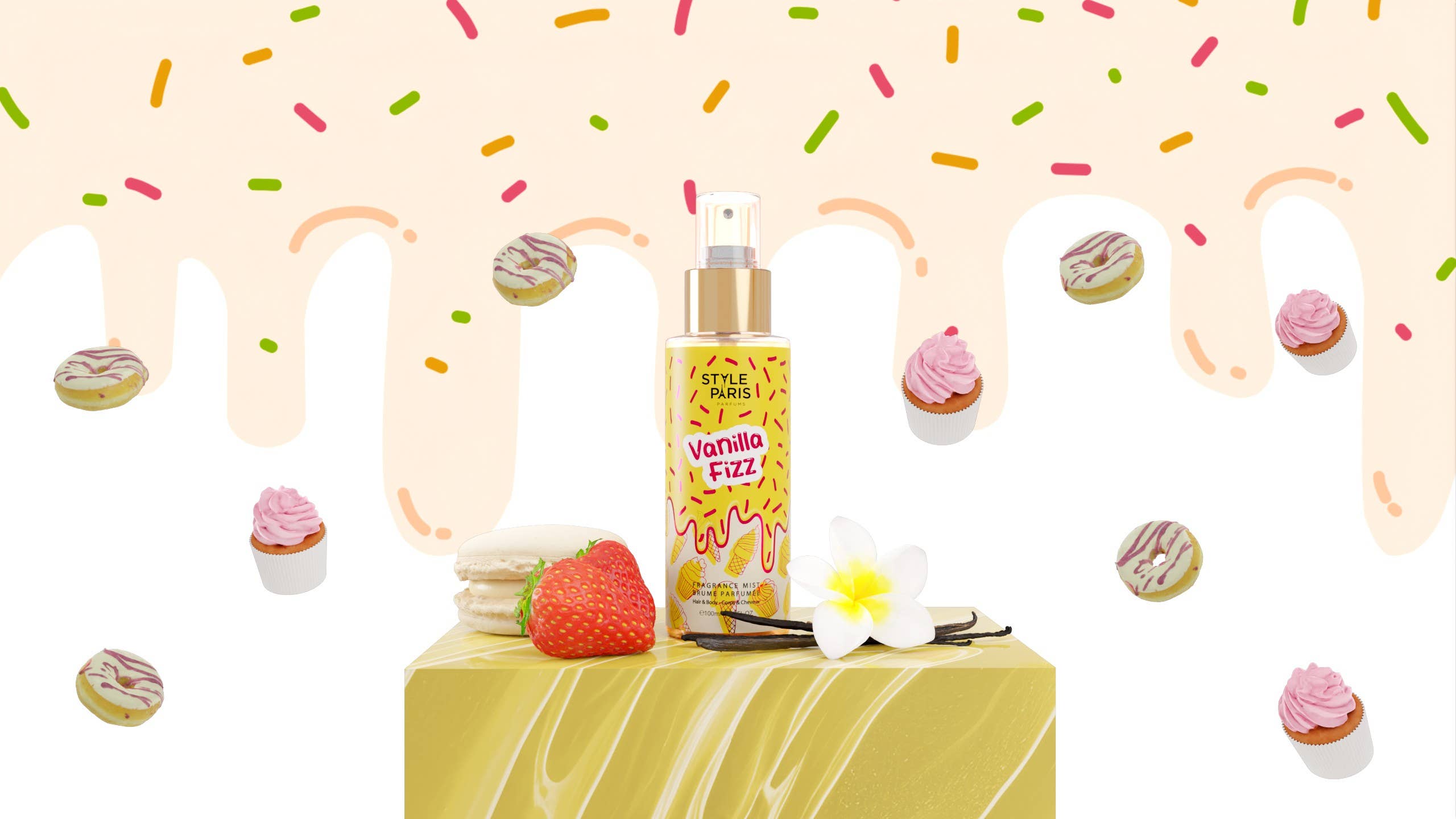 L'Office des Parfums - Venta al por mayor Perfumes/agua de colonia - BRUMA CORPORAL VANILLA FIZZ 100 ML