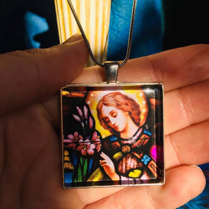 Elysium Pendants – Engroshandel Halskæde med vedhæng – Ærkeengel Gabriel, Ærkeengel Gabriel vedhæng, engel, engel