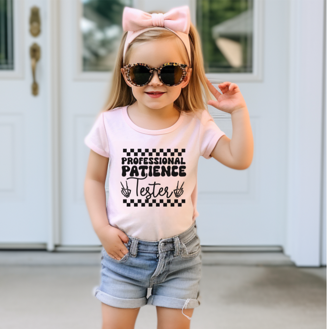 Tea Shirt Shoppe - Wholesale Screen Printed T-Shirt - Kids - Proffessional Patience Tester Youth & Toddler Tee4