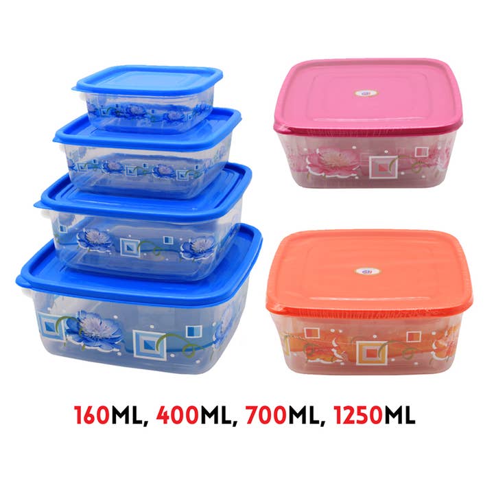 Deluxe Import Trading - Wholesale Food storage container - 4 pc Food Container Set