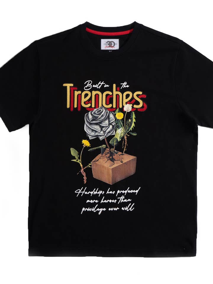 F142 Trenches Tee - Sort for engroshandel hos Makobi